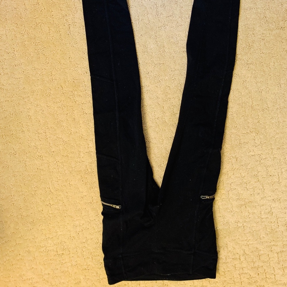 Athleta black moto leggings